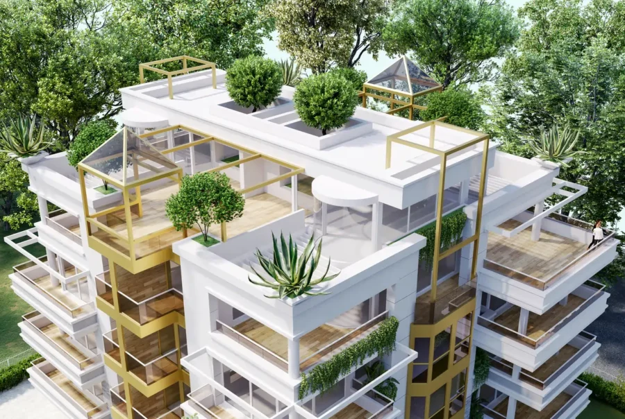 Attico PHB – Render indicativo · The Manhattan